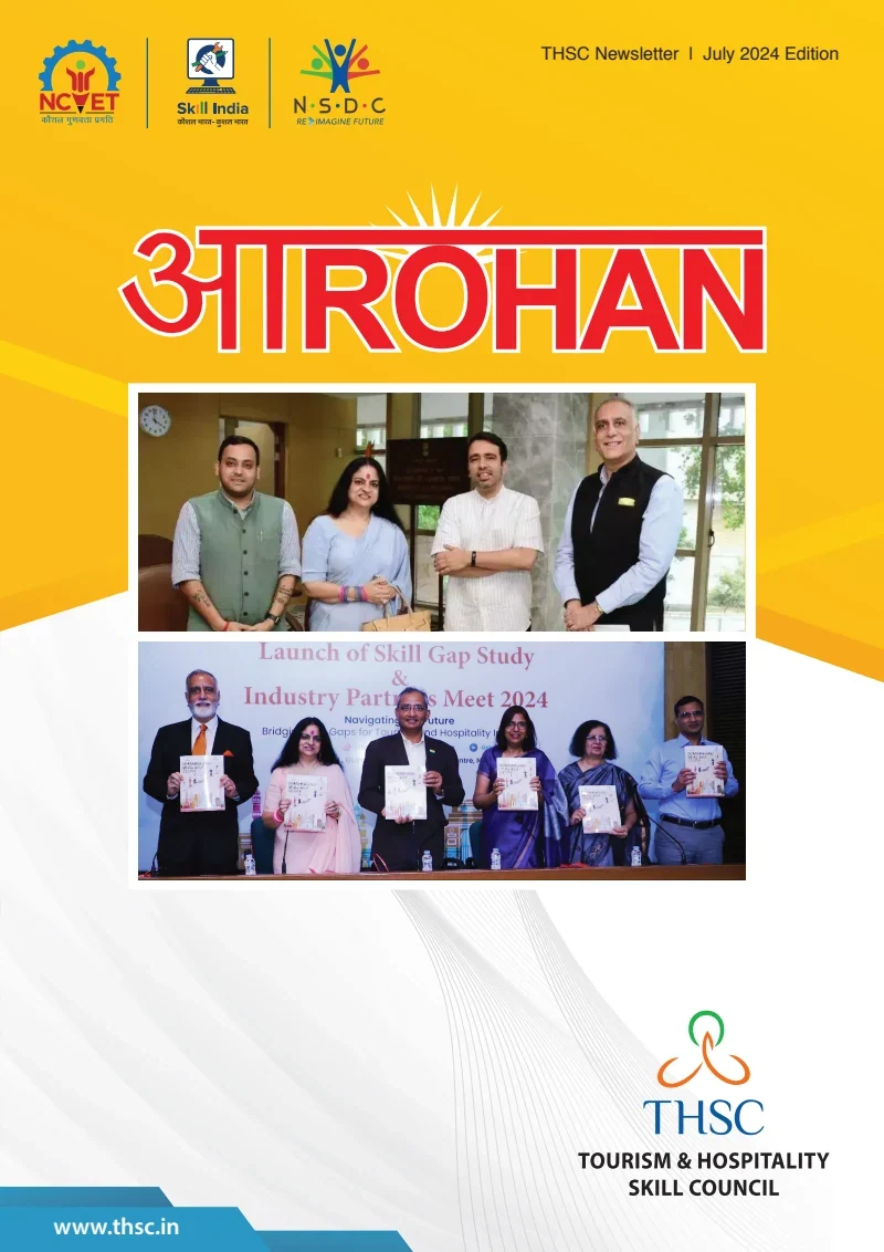 Cover of Aarohan, THSC newsletter, July 2024