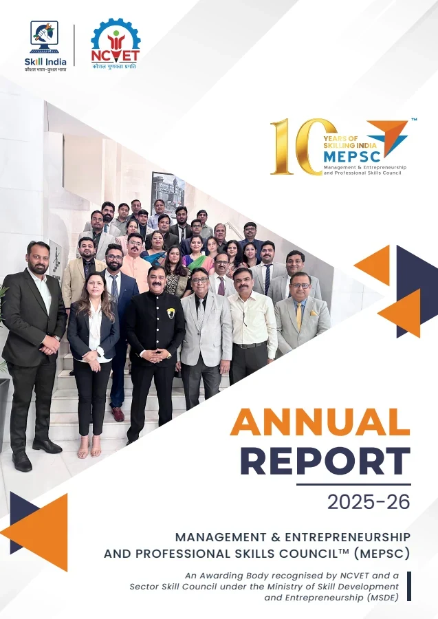 Annual Report 2025-26 cover - MEPSC