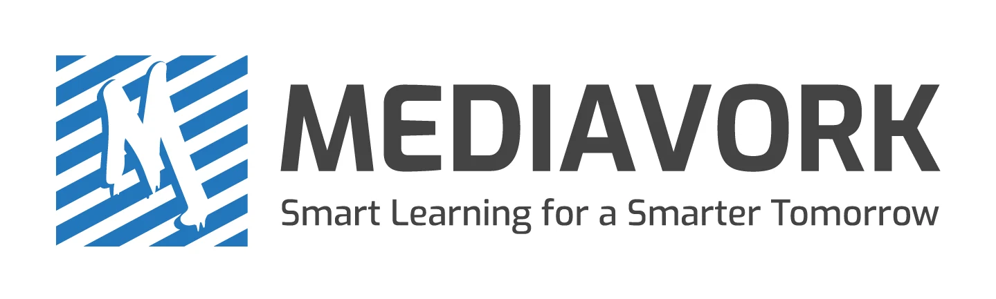 Mediavork - horizontal logo with tagline