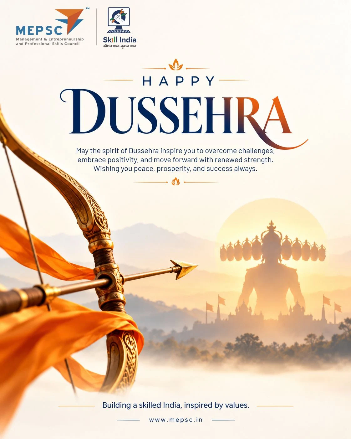 MEPSC social media design - dussehra greeting