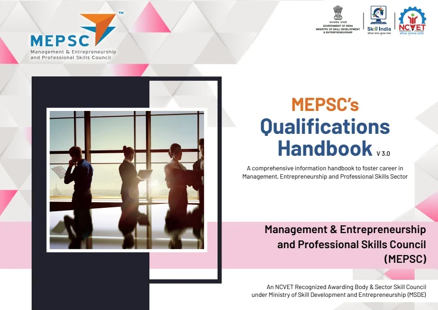 Qualifications Handbook cover - MEPSC / Version 3.0