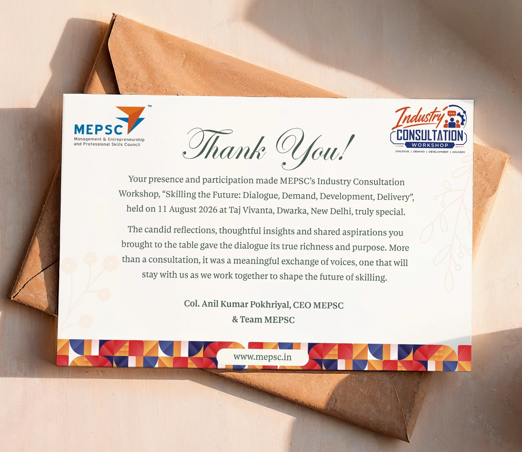 Thank-you card